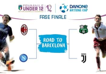 Milan, Napoli, Sassuolo e Juventus a Coverciano per la fase finale della Danone Nations Cup 2018/2019