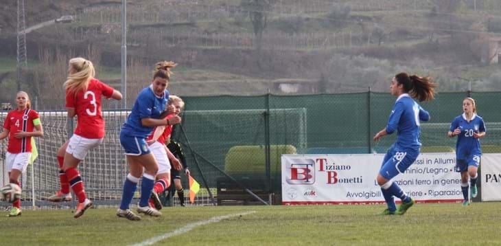 Under 17 femminile: oggi seconda amichevole con la Norvegia