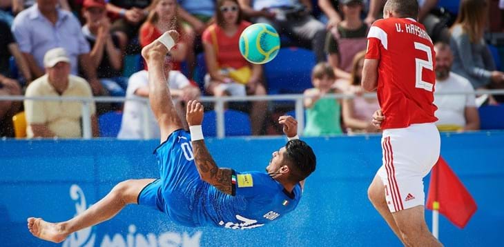 Euro Beach Games: Italy show great response to beat Russia 4-2