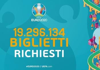 Euro 2020- Over 19 million ticket applications made, beating the record of France 2016