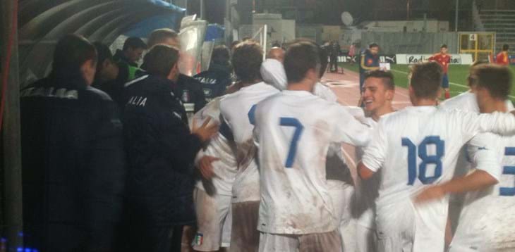 Under 17: pareggio nel test contro la Spagna, gol di Bonazzoli