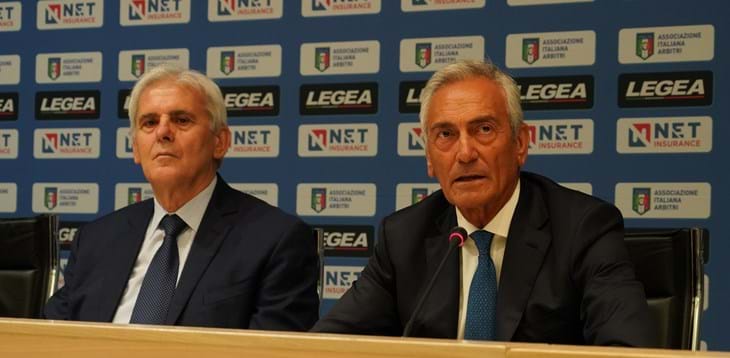 Arbitri pronti al via dei campionati. Gravina: “Siete il riferimento e i paladini del calcio”