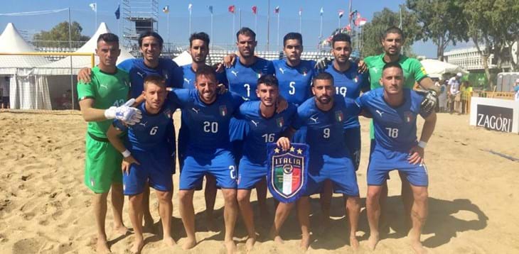 Giochi del Mediterraneo sulla spiaggia: l'Italia parte bene, 12-3 alla Libia