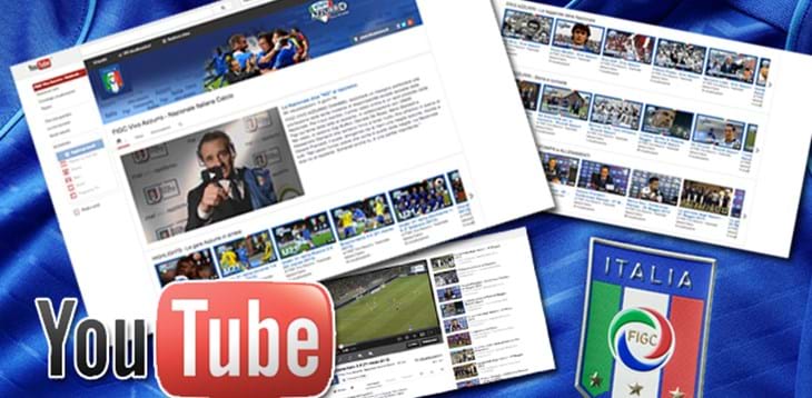 YouTube: è on-line FIGC Vivo Azzurro Channel