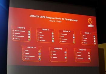 2024/2025 European Under-17 qualifying: Italy drawn with Norway, Wales and San Marino